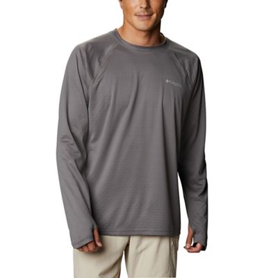 Columbia Men's PFG Zero Rules Ice LS Shirt - Small - City Grey product image
