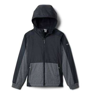 Columbia Boys' Point ParkLined Windbreaker Jacket - XL - Black product image