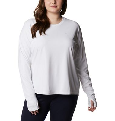 Columbia Women's Sun Deflector Summerdry LS Shirt - Large - White product image