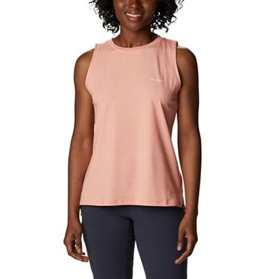 Columbia Women's Sun Trek Tank - Large - Coral Reef Heather product image