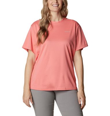 Columbia Women's Zero Ice Cirro-Cool SS Shirt - Small - Salmon product image