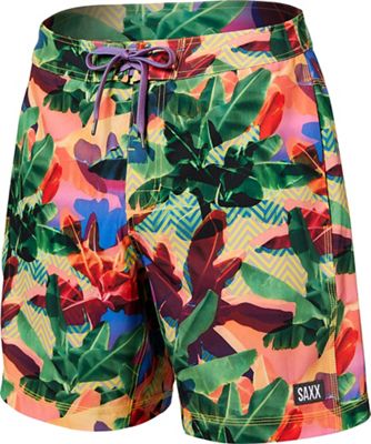 SAXX Men's Betawave 2 in 1 17 inch Boardie Short - 38 - Multi Luminous Foliage product image