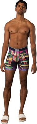 SAXX Men's Volt Breathable Mesh Boxer Brief 2PK - XS - Purple Dorado Partay/Black product image
