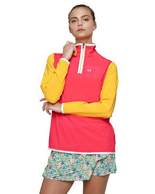 Kari Traa Women's Signe Half Zip Pullover - Medium - Shock product image