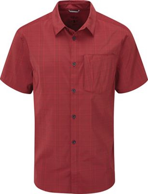 Rab Men's Mello SS Shirt - Small - Oxblood Red Marl product image