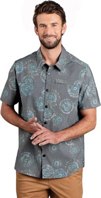 Toad & Co Men's Boundless SS Shirt - Medium - True Navy Tie Dye Print product image