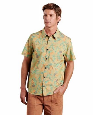 Toad & Co Men's Boundless SS Shirt - XL - Mantis Reef Print product image