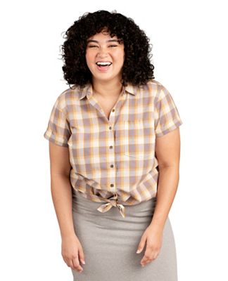 Toad & Co Women's Willet Tie SS Shirt - Small - Lavender product image