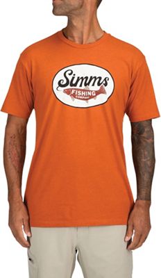 Simms Men's Trout Wander T-Shirt - XL - Adobe Heather product image
