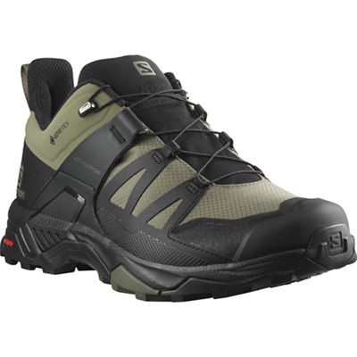 Salomon Men's X Ultra 4 GTX Shoe - 7 Wide - Deep Lichen Green / Black / Olive Night product image