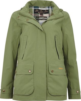 Barbour Women's Clyde Jacket - 4 - Bayleaf / Olive Pink Tartan product image