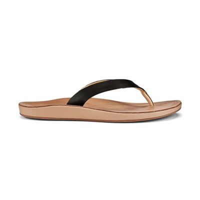 Olukai Women's Nonohe Sandal - 6 - Black/Golden Sand product image