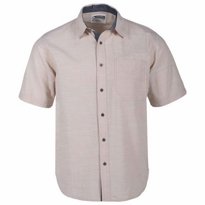 Mountain Khakis Men's Phelps Short Sleeve Woven Classic Fit Shirt - Small - Freestone product image