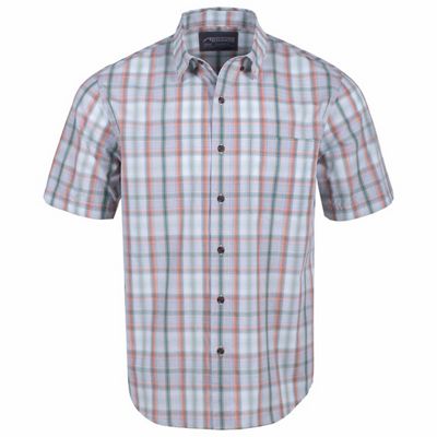 Mountain Khakis Men's Spalding Short Sleeve Classic Fit Shirt - Medium - Salmon Run product image