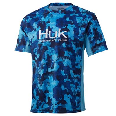 Huk Men's Icon X KC Refraction Camo SS T-Shirt - Medium - San Sal product image