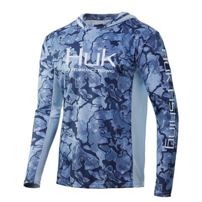 Huk Men's Icon X Camo Hoodie - Medium - Erie product image