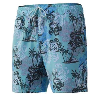 Huk Men's KC Playa 6 Inch EW Printed Boardshort - Medium - Lichen product image