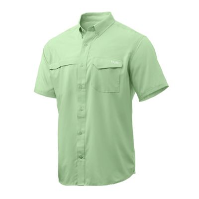 Huk Men's Tide Point Solid SS Shirt - Small - Key Lime product image