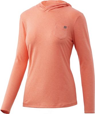 Huk Women's Waypoint Hoodie - XL - Fusion Coral product image
