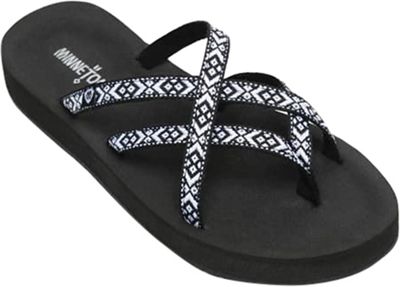 Minnetonka Women's Hanna Sandal - 6 - Black product image