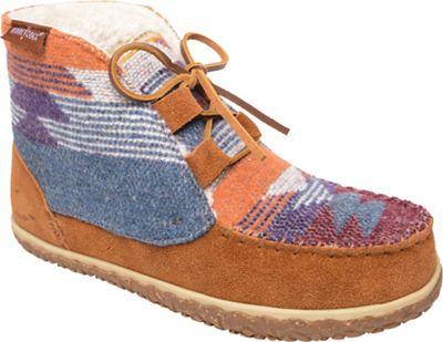 Minnetonka Women's Torrey Laceup Bootie - 7 - Brown Multi product image