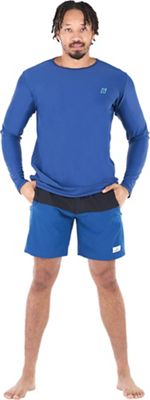 Level Six Men's Coastal LS Sunshirt - Small - Ink product image