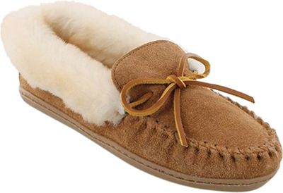 Minnetonka Women's Alpine Sheepskin Moc - 8 - Tan product image