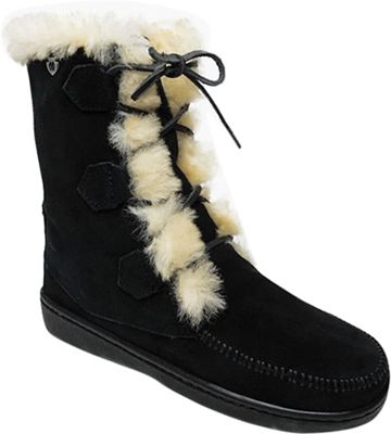 Minnetonka Women's Juniper Sheepskin Boot - 10 - Black product image