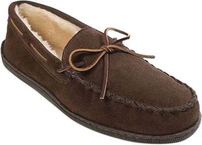 Minnetonka Men's Pile Lined Hardsole Slipper - 10 - Chocolate product image