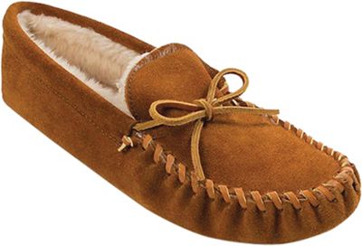 Minnetonka Men's Pile Lined Softsole Slipper - 10 - Brown product image