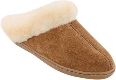 Minnetonka Women's Sheepskin Mule Slipper - 9 - Tan product image