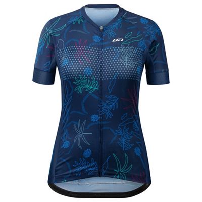 Louis Garneau Women's District Jersey - Medium - Blue / Flowers product image