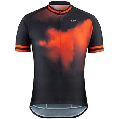 Louis Garneau Men's Equipe Pro Jersey - Medium - Black / Red Clouds product image