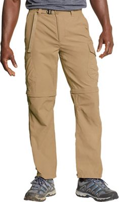 Eddie Bauer Travex Men's Exploration II Pacakble Convertible Pant - 40x32 - Saddle product image
