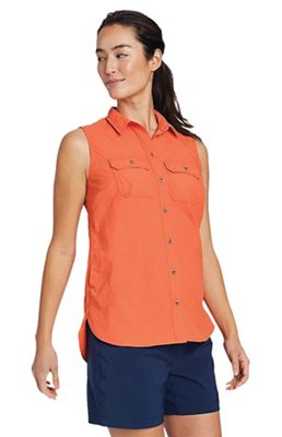 Eddie Bauer Travex Women's Mountain Ripstop SL Shirt - Small - Persimmon product image