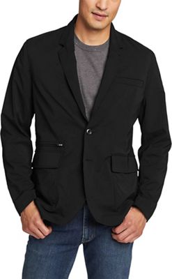 Eddie Bauer Travex Men's Ultimate Voyager Travel Blazer - 38 - Black