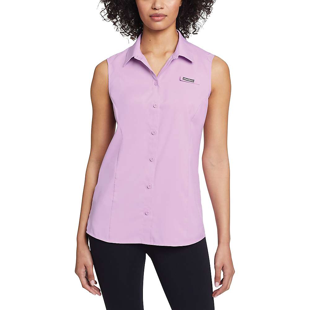 Eddie Bauer Women's Water Guide SL Shirt - Small - Orchid -  038-6047-354