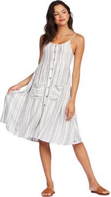 Roxy Women's Glowing Wave Dress - Small - Mood Indigo Oceanside Stripe product image