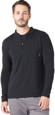 Glyder Men's Salinas Henley - Large - Black product image