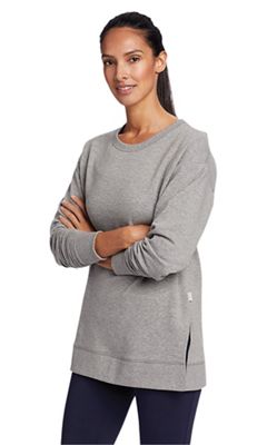 Eddie Bauer Motion Women's Cozy Camp LS Tunic - Medium - Heather Grey product image