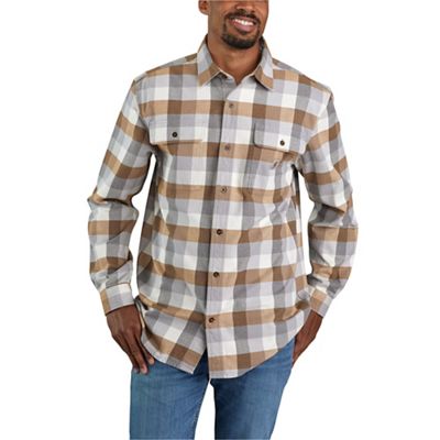 Carhartt Mens Loose Fit Heavyweight Flannel LS Plaid Shirt - 3XL Regular -