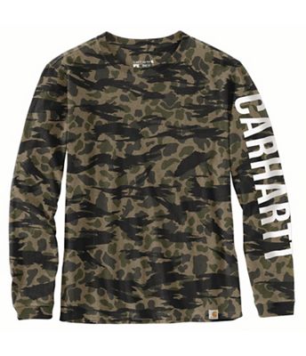 Carhartt Womens Loose Fit Heavyweight LS Camo Sleeve Graphic T-Shirt - Sma - 6597812 - Outdoors Features of the Carhartt Womens Loose Fit Heavywei sku 6597812