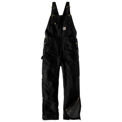 Carhartt Mens Loose Fit Firm Duck Insulated Overall Bib