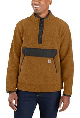 Carhartt Mens Relaxed Fit Fleece Pullover - Small Regular - Carhartt Brown