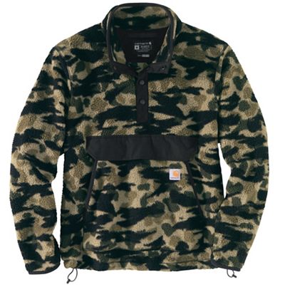 Carhartt Mens Relaxed Fit Fleece Pullover - XXL Tall - Black Blind Duck Ca