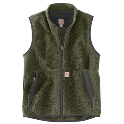 Carhartt Mens Relaxed Fit Fleece Vest - Medium Regular - Basil Heather - 6597954 - Outdoors Features of the Carhartt Mens Relaxed Fit Fleece V sku 6597954