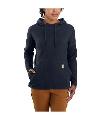 Carhartt Womens Relaxed Fit Heavyweight LS Hooded Thermal Shirt - Small -  - 6597777 - Outdoors Features of the Carhartt Womens Relaxed Fit Heavyw sku 6597777