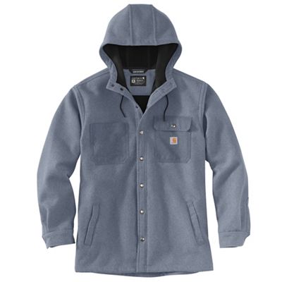 Carhartt Mens Rain Defender Relaxed Fit Heavyweight Hooded Shirt Jac - Med