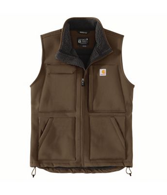 Carhartt Mens Super Dux Relaxed Fit Sherpa-Lined Vest - XL Regular - Coffe