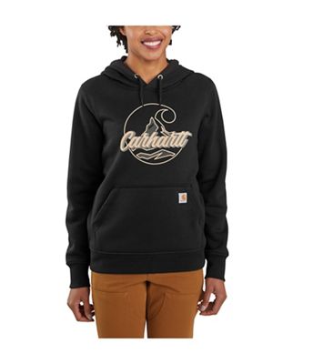 Carhartt Womens Relaxed Fit Midweight Cotton Graphic Sweatshirt - Small - 